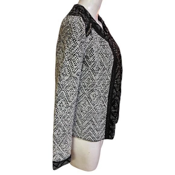 Chico’s Boucle Open Cardigan Wool Blend Chico Size 0, (Equal to size 4) - Picture 2 of 8